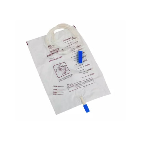 Bolsa Recolectora de Orina de 2000 mL - Pack de 10 unidades