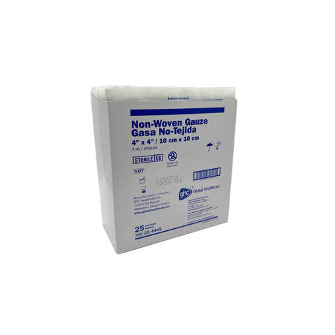 Gasa no tejida estéril Global Healthcare de 10 cm x 10 cm