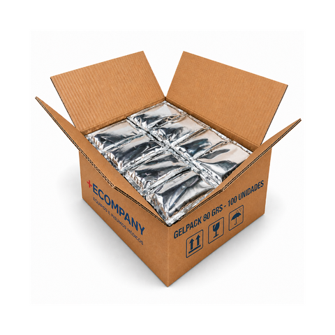 Gelpack de 80 g
Gramos Caja de 100 Unidades