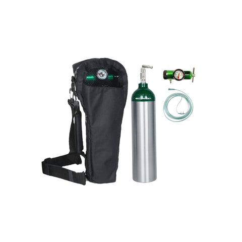 Kit de oxígeno medicinal portatil de 168 litros