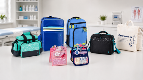 Con nuestros bolsos médicos ten a mano todo el material necesario para tus asistencias médicas en eventos deportivos, fisioterapia y visitas domiciliarias.