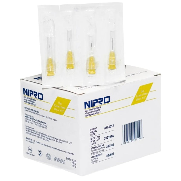 Agujas hipodérmicas NIPRO