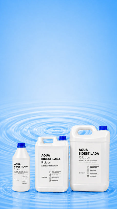 Agua Bidestilada para Cpap y Equipos Médicos