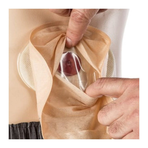 Bolsa para Colostomía e Ileostomía Welland AURUM de 1 pieza color beige