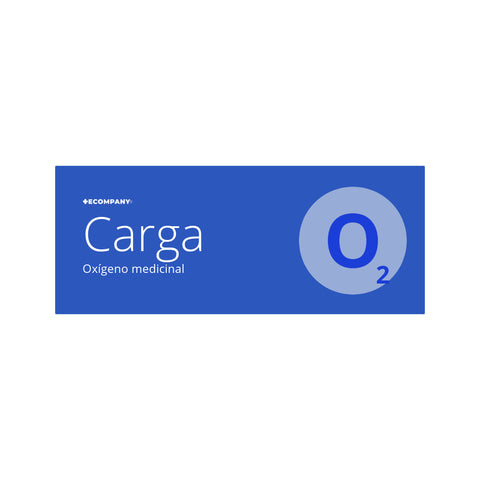 Carga de oxígeno medicinal para cilindros portátiles