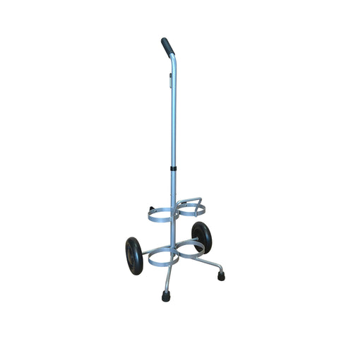 Carro porta cilindro de oxigeno doble