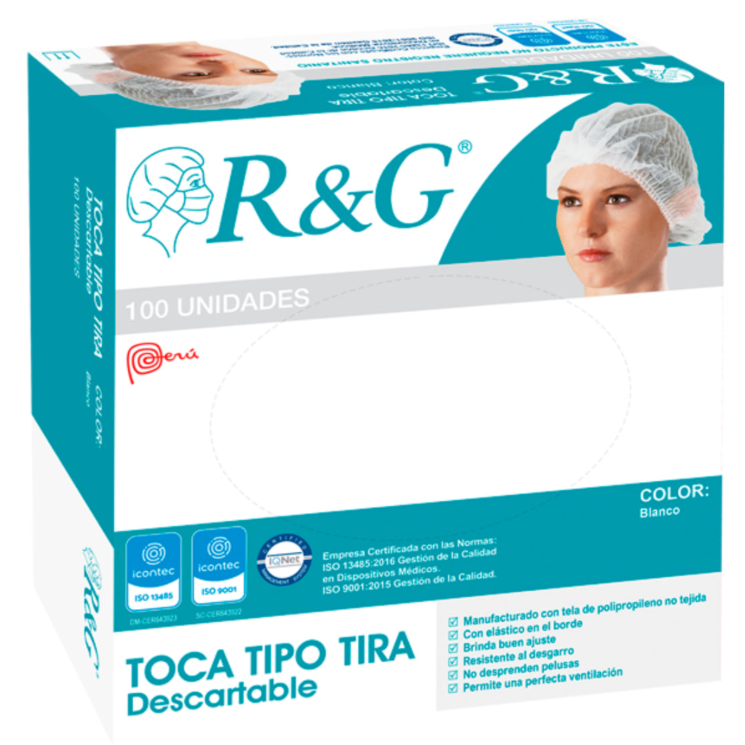 Gorro tipo clip - Cofia descartable