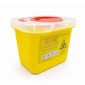 Contenedor Plástico Amarillo - Para Desechos Cortopunzantes de 5 Litros