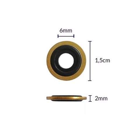 Golilla empaque para regulador de oxigeno medicinal