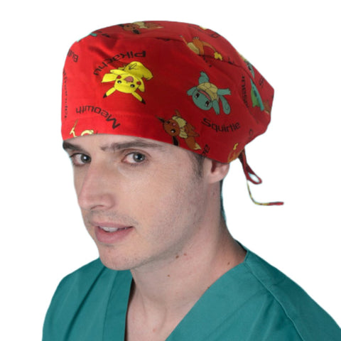 Gorro Clínico POKEMON ROJO