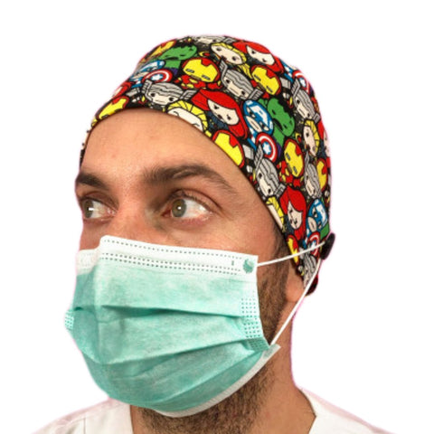 Gorro Clínico SUPERHEROES