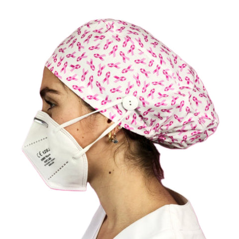 Gorro Clínico LAZOS ROSAS
