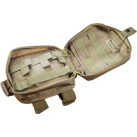 IFAK Equipado - Botiquín Hemostático Táctico de Cordura 650D con tratamiento IRR