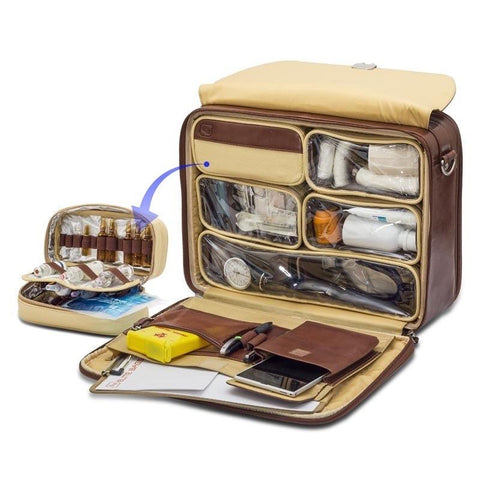 DOCTOR´S Maletín Médico de cuero
