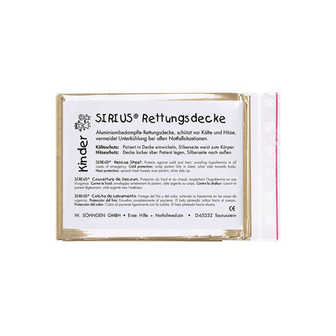 Manta de salvamento sirius pediatrico