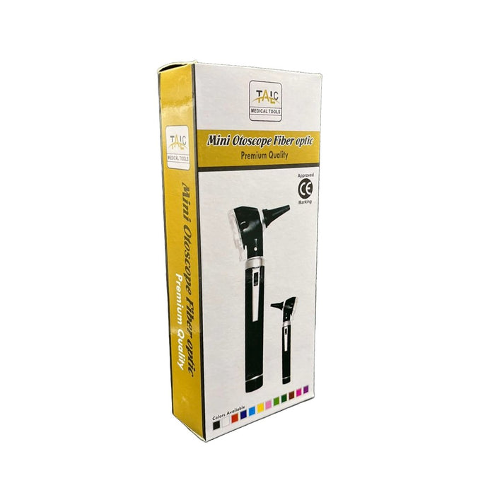 Mini Otoscopio ENT Fibra óptica LED Iluminación Examen Médico