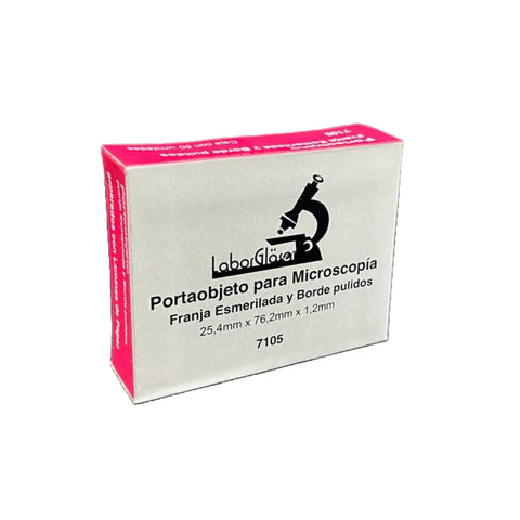 Portaobjetos para Microscopía - caja de 50 unidades