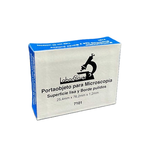 Portaobjetos para Microscopía - caja de 50 unidades