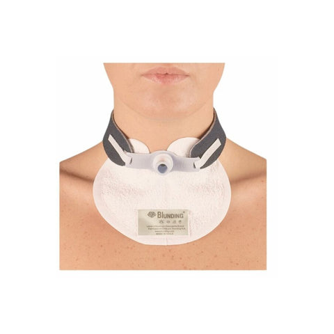 Sujetador para canula de traqueostomia